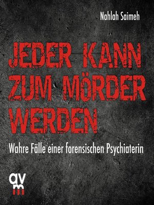 cover image of Jeder kann zum Mörder werden